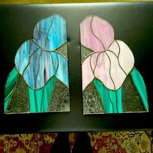 Stained glass window decor.